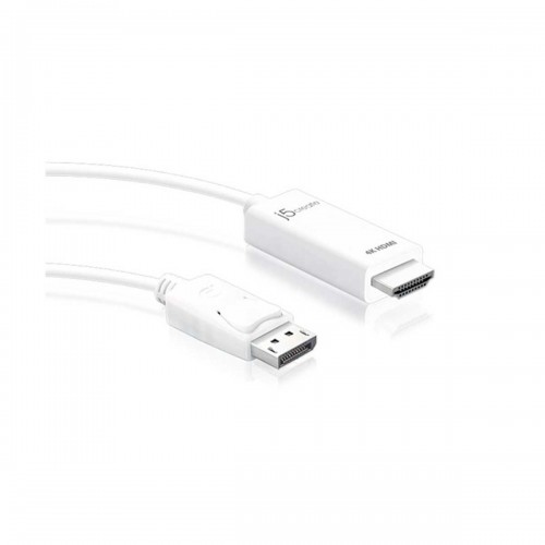 j5 Create JDC158 DisplayPort 1.2 to HDMI 1.4b Cable, 1.8m