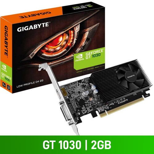 Gigabyte GeForce GT 1030 Low Profile D4 2G Graphics Card, 2GB Gigabyte GeForce GT 1030 Low Profile D4 2G Graphics Card, 2GB
