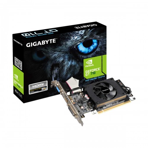 Gigabyte GeForce GT 710 2GB DDR3 Low Profile Graphics Card, 2GB Gigabyte GeForce GT 710 2GB DDR3 Low Profile Graphics Card, 2GB