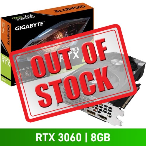 Gigabyte GeForce RTX 3060 GAMING OC 8G Graphics Card, 8GB