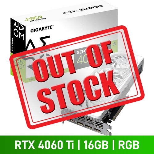 Gigabyte GeForce RTX 4060 Ti AERO OC 16G Graphics Card, 16GB Gigabyte GeForce RTX 4060 Ti AERO OC 16G Graphics Card, 16GB