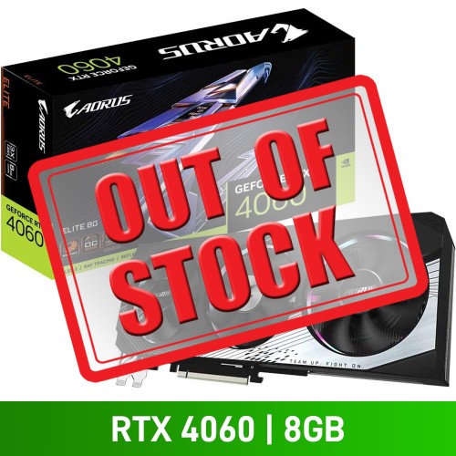 Gigabyte AORUS GeForce RTX 4060 ELITE 8G Graphics Card, 8GB