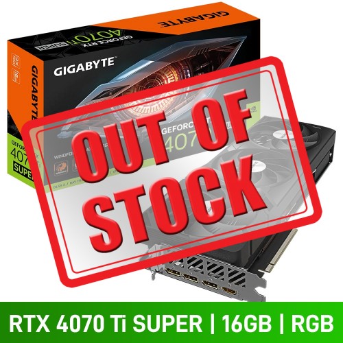 Gigabyte GeForce RTX 4070 Ti SUPER WINDFORCE MAX OC 16G Graphics Card, 16GB