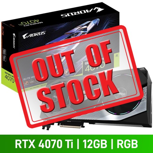 Gigabyte AORUS GeForce RTX 4070 Ti 12G ELITE Graphics Card, 12GB