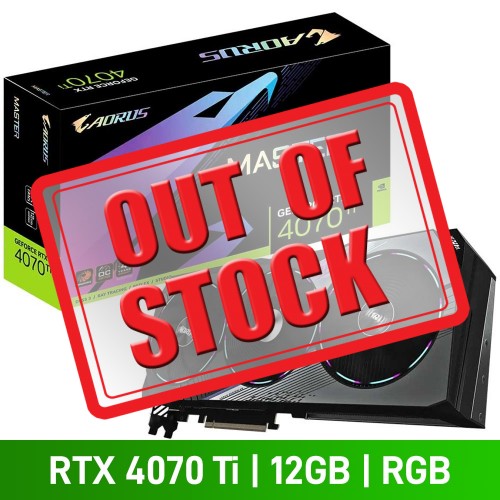 Gigabyte AORUS GeForce RTX 4070 Ti 12G MASTER Graphics Card, 12GB Gigabyte AORUS GeForce RTX 4070 Ti 12G MASTER Graphics Card, 12GB