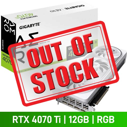 Gigabyte GeForce RTX 4070 Ti 12G AERO OC Graphics Card, 12GB Gigabyte GeForce RTX 4070 Ti 12G AERO OC Graphics Card, 12GB