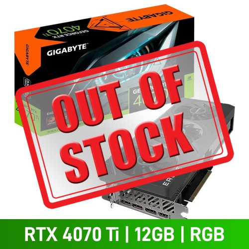 Gigabyte GeForce RTX 4070 Ti 12G EAGLE OC Graphics Card, 12GB