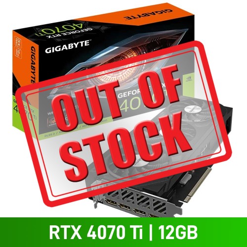 Gigabyte GeForce RTX 4070 Ti WINDFORCE OC 12G Graphics Card, 12GB
