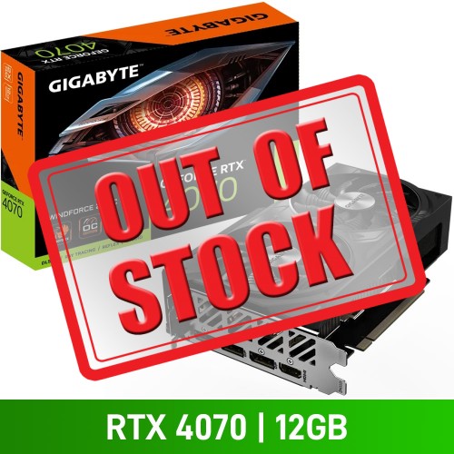 Gigabyte GeForce RTX 4070 WINDFORCE 2X OC 12G Graphics Card, 12GB
