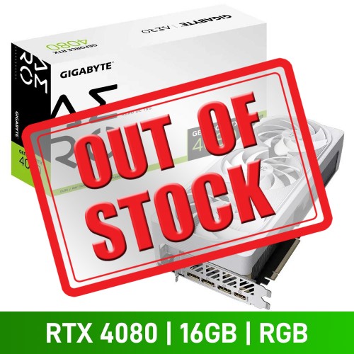 Gigabyte GeForce RTX 4080 16GB AERO OC Graphics Card, 16GB Gigabyte GeForce RTX 4080 16GB AERO OC Graphics Card, 16GB
