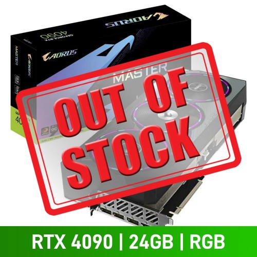 Gigabyte AORUS GeForce RTX 4090 MASTER 24G Graphics Card, 24GB
