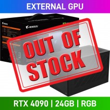 Gigabyte AORUS GeForce RTX 4090 GAMING BOX External Liquid Cooled Portable Graphics Card, 24GB