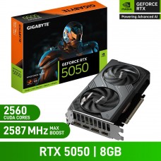Gigabyte GeForce RTX 5050 WINDFORCE OC 8G Graphics Card, 8GB Gigabyte GeForce RTX 5050 WINDFORCE OC 8G Graphics Card, 8GB