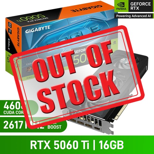 Gigabyte GeForce RTX 5060 Ti EAGLE MAX OC 16G Graphics Card, 16GB