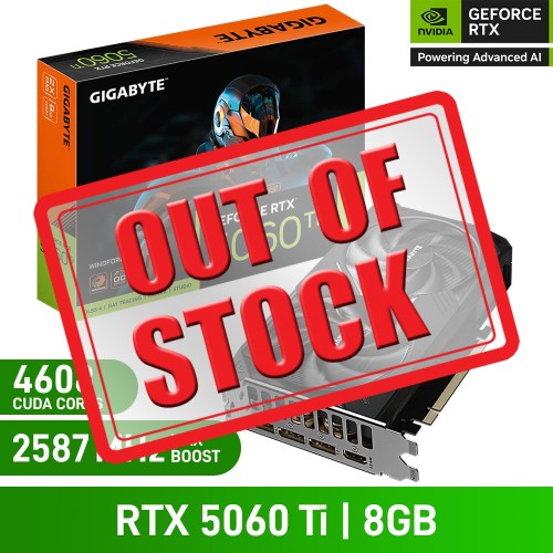 Gigabyte GeForce RTX 5060 Ti WINDFORCE MAX OC 16G Graphics Card, 16GB Gigabyte GeForce RTX 5060 Ti WINDFORCE MAX OC 16G Graphics Card, 16GB