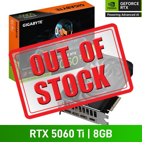 Gigabyte GeForce RTX 5060 Ti WINDFORCE OC 8G Graphics Card, 8GB