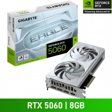 Gigabyte GeForce RTX 5060 EAGLE OC ICE 8G Graphics Card, 8GB Gigabyte GeForce RTX 5060 EAGLE OC ICE 8G Graphics Card, 8GB
