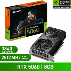 Gigabyte GeForce RTX 5060 WINDFORCE MAX OC 8G Graphics Card, 8GB Gigabyte GeForce RTX 5060 WINDFORCE MAX OC 8G Graphics Card, 8GB