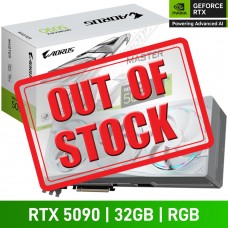 Gigabyte AORUS GeForce RTX 5090 MASTER ICE 32G Graphics Card, 32GB