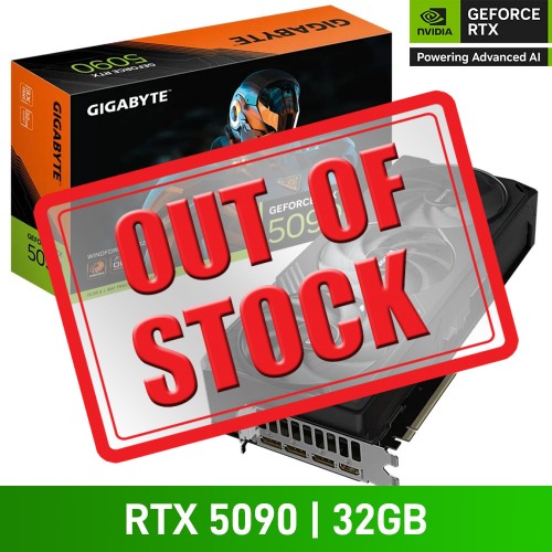 Gigabyte GeForce RTX 5090 WINDFORCE OC 32G Graphics Card, 32GB