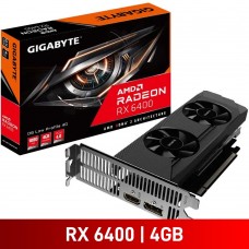 Gigabyte Radeon RX 6400 D6 LOW PROFILE 4G Graphics Card, 4GB