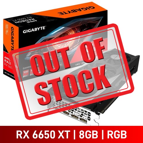 Gigabyte Radeon RX 6650 XT GAMING OC 8G Graphics Card, 8GB