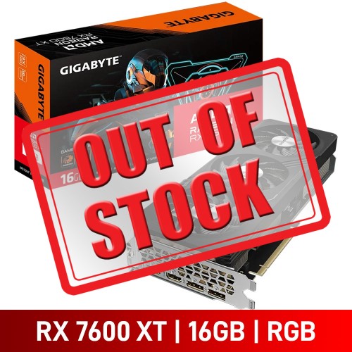 Gigabyte Radeon RX 7600 XT GAMING OC 16G Graphics Card, 16GB