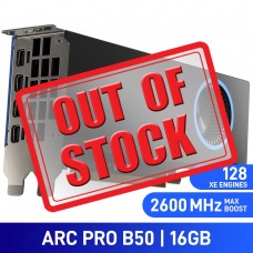 Intel Arc Pro B50 Workstation Graphics Card, 16GB