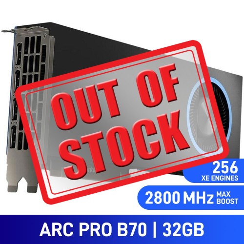 Intel Arc Pro B70 Workstation Graphics Card, 32GB
