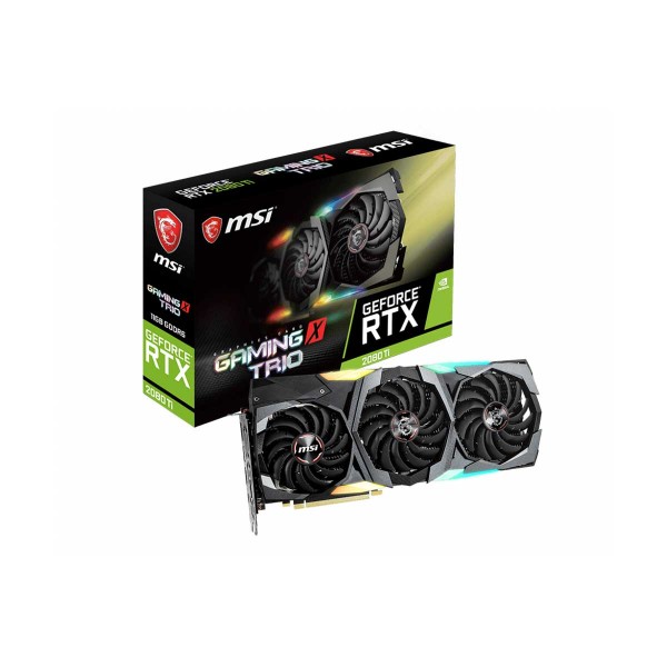 MSI GeForce RTX 2080 Ti Gaming X Trio Graphics Card, 11GB
