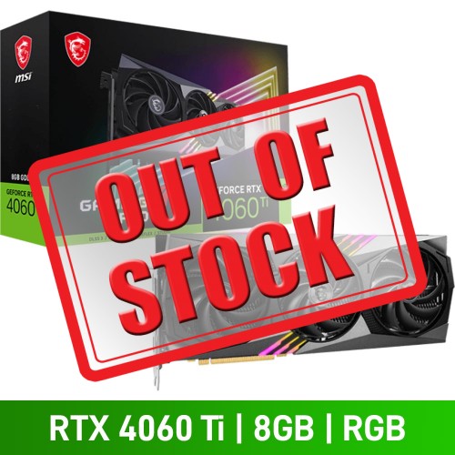 MSI GeForce RTX 4060 Ti GAMING X TRIO 8G Graphics Card, 8GB