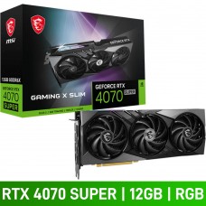 MSI GeForce RTX 4070 SUPER 12G GAMING X SLIM Graphics Card, 12GB