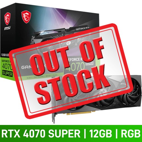 MSI GeForce RTX 4070 SUPER 12G GAMING X SLIM Graphics Card, 12GB