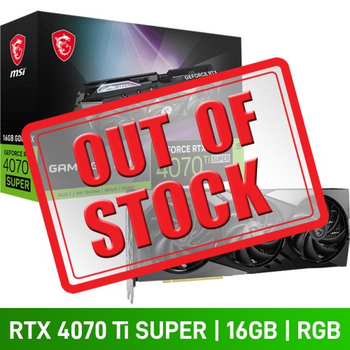MSI GeForce RTX 4070 Ti SUPER 16G GAMING X SLIM Graphics Card, 16GB