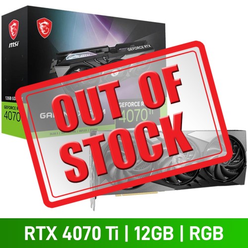 MSI GeForce RTX 4070 Ti GAMING X SLIM 12G Graphics Card, 12GB