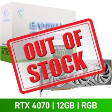MSI GeForce RTX 4070 GAMING X SLIM WHITE 12G Graphics Card, 12GB