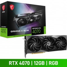 MSI GeForce RTX 4070 GAMING X SLIM 12G Graphics Card, 12GB