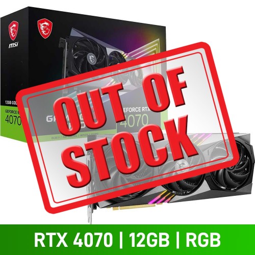 MSI GeForce RTX 4070 GAMING X TRIO 12G Graphics Card, 12GB MSI GeForce RTX 4070 GAMING X TRIO 12G Graphics Card, 12GB