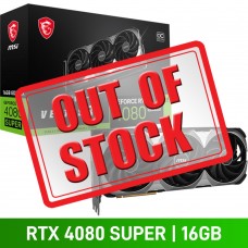 MSI GeForce RTX 4080 SUPER 16G VENTUS 3X OC Graphics Card, 16GB