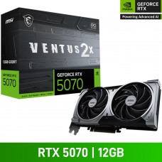 MSI GeForce RTX 5070 12G VENTUS 2X OC Graphics Card, 12GB