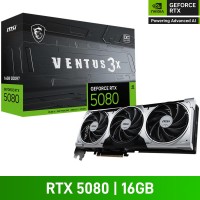 MSI GeForce RTX 5080 16G VENTUS 3X OC PLUS Graphics Card, 16GB