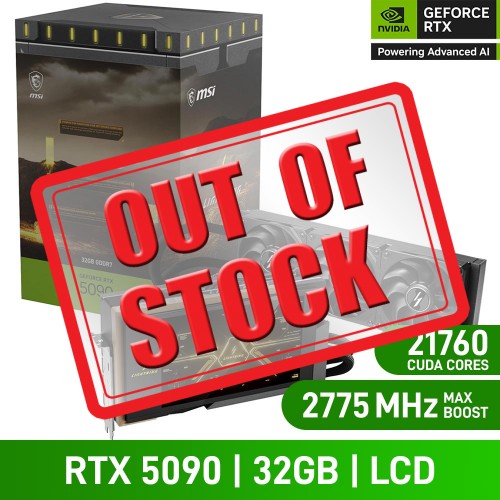 MSI GeForce RTX 5090 32G LIGHTNING Z Graphics Card, 32GB