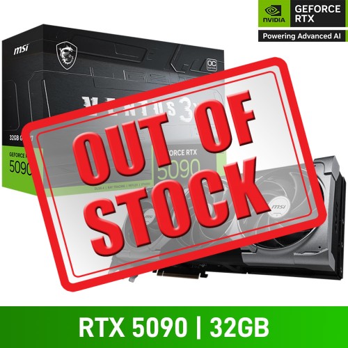 MSI GeForce RTX 5090 32G VENTUS 3X OC Graphics Card, 32GB MSI GeForce RTX 5090 32G VENTUS 3X OC Graphics Card, 32GB