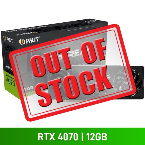 Palit GeForce RTX 4070 JETSTREAM Graphics Card, 12GB Palit GeForce RTX 4070 JETSTREAM Graphics Card, 12GB