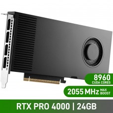 PNY RTX PRO 4000 BLACKWELL Graphics Card, 24GB