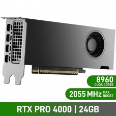 PNY RTX PRO 4000 BLACKWELL SFF Edition Graphics Card, 24GB