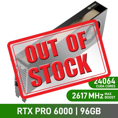 PNY RTX PRO 6000 BLACKWELL Max-Q WORKSTATION EDITION Graphics Card, 96GB