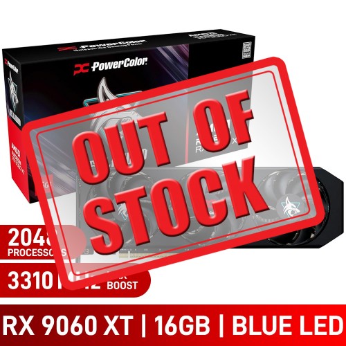 PowerColor HELLHOUND Radeon RX 9060 XT 16GB GDDR6 Graphics Card, 16GB