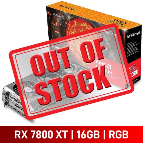 Sapphire NITRO+ Radeon RX 7800 XT Graphics Card, 16GB