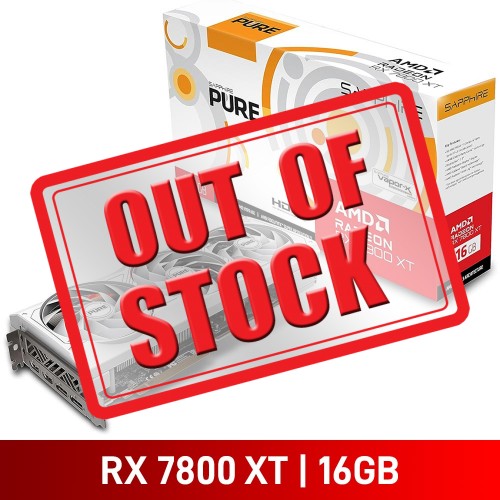 Sapphire PURE Radeon RX 7800 XT Graphics Card, 16GB